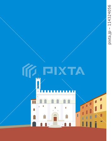 グッビオ gubbio コンソリ館 palazzo dei consoli ウンブリア イタリア グッビオ gubbio コンソリ館 palazzo dei consoli ウンブリア イタリア 114324056