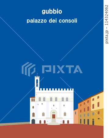 グッビオ　gubbio　コンソリ館　palazzo dei consoli　ウンブリア　イタリア 114324062