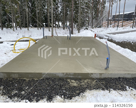 Universal Swedish concrete plate for the construction of a residential building Universal Swedish concrete plate for the construction of a residential building 114326150