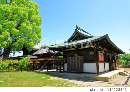 奈良県大和郡山市 郡山城跡 柳澤神社 奈良県大和郡山市 郡山城跡 柳澤神社 114328841