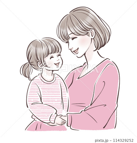 親子のイラスト素材 114329252