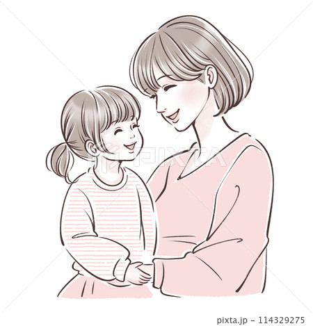 親子のイラスト素材 親子のイラスト素材 114329275