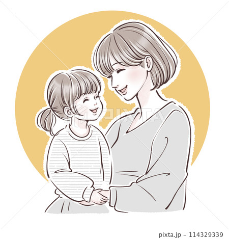 親子のイラスト素材 114329339