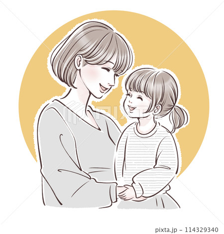 親子のイラスト素材 114329340