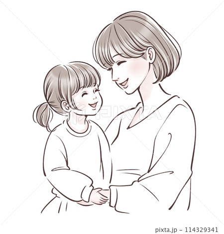 親子のイラスト素材 114329341
