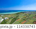 【沖縄・宮古島】狩俣集落上空から西海岸と大神島をドローンで撮影① 114330743