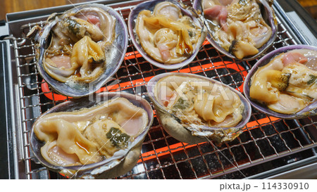 大アサリの網焼き　イメージ 114330910