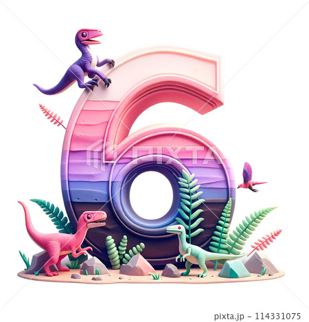 3D number six 114331075