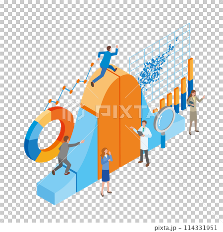 Statistics image illustration 114331951