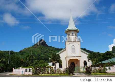 Eglise de Fa’anui 教会　ボラボラ島 114332100