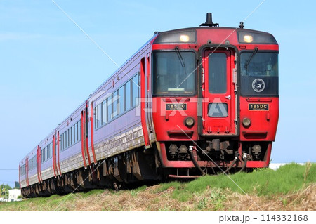 【JR九州】キハ185系「ゆふ」（久大本線：田主丸〜筑後吉井） 114332168
