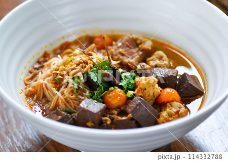 vermicelli or thai vermicelli or noodles ,Thai noodles 114332788
