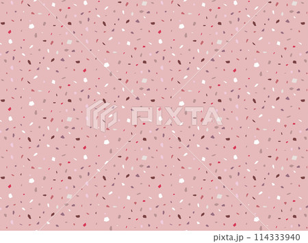 テラゾー柄のシームレスパターン テラゾー柄のシームレスパターン 114333940