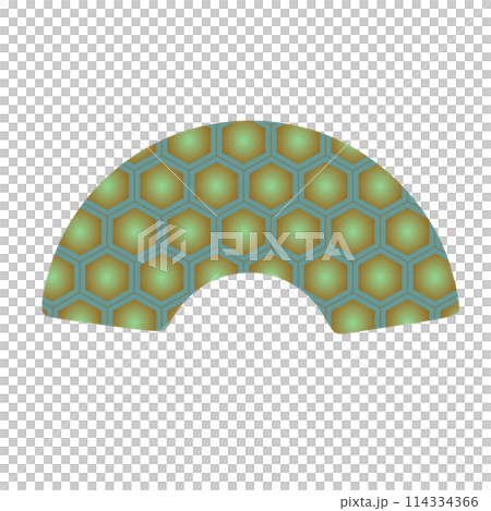Fan-shaped illustration Fan-shaped illustration 114334366