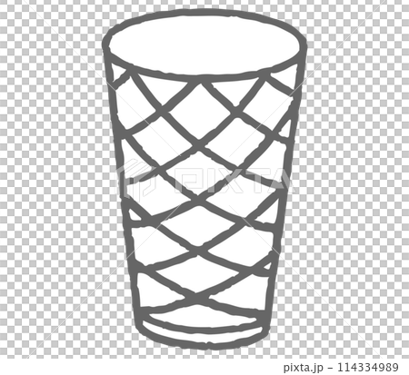 Simple illustration of Edo Kiriko Simple illustration of Edo Kiriko 114334989