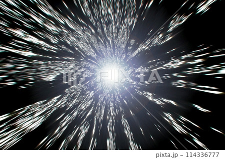 宇宙空間のワープをイメージした背景素材(ワームホール ・ブラックホールのイメージ) 宇宙空間のワープをイメージした背景素材(ワームホール ・ブラックホールのイメージ) 114336777