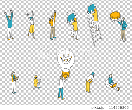 Startup People Set Startup People Set 114336806