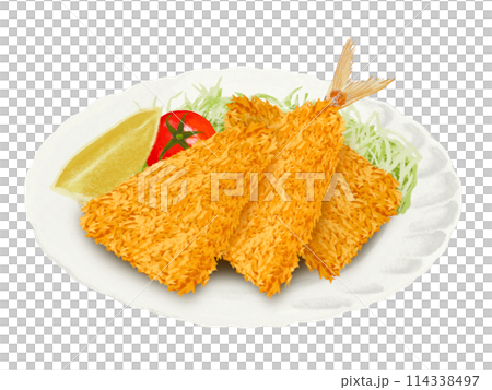 アジフライ(サラダ付き) アジフライ(サラダ付き) 114338497