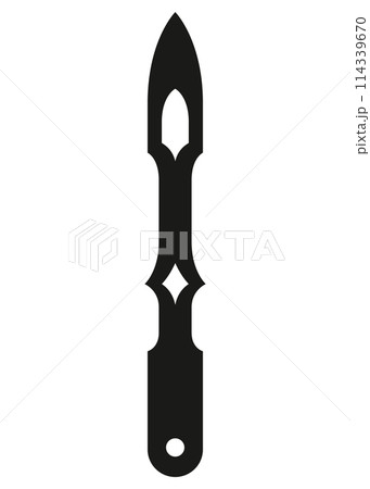 Clock pointer arrow. Black silhouette chronometer element. Clock arm. Watch hands, isolated time pointer. Vector cartoon illustration 114339670
