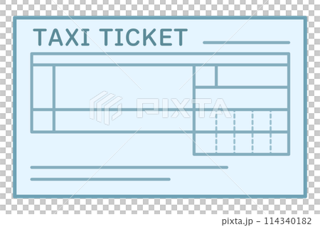 Taxi ticket Taxi ticket 114340182