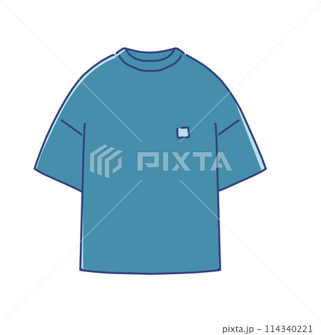 シンプルでポップな衣類のイラスト Tシャツ シンプルでポップな衣類のイラスト Tシャツ 114340221