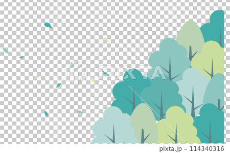 緑の綺麗な自然豊かな背景イラスト 緑の綺麗な自然豊かな背景イラスト 114340316