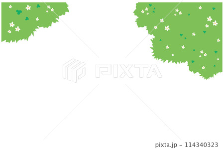 緑の綺麗な自然豊かな背景イラスト 114340323