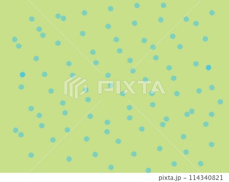 Green background with blue paint spots wallpaper 114340821