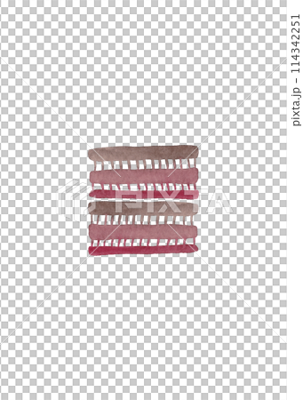 Simple gradient figure. Modern watercolor. Hand drawn sketch Trendy geometric minimalistic element. Geometric element. Line art design 114342251