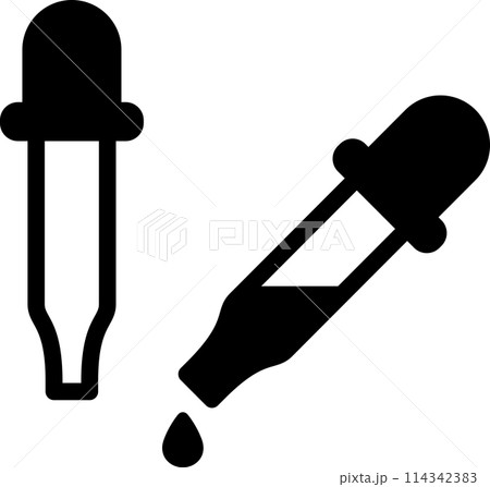 スポイトのアイコン スポイトのアイコン 114342383