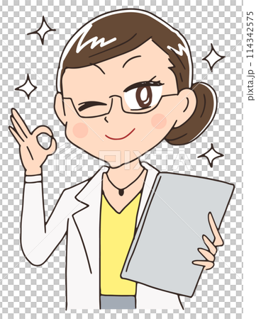 Doctor Beauty Researcher Woman 114342575