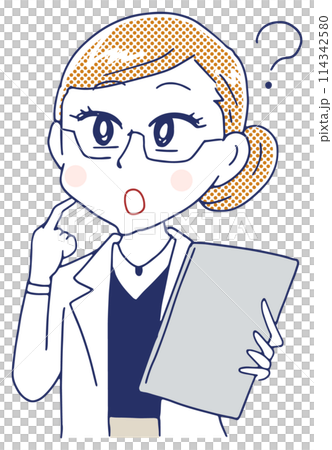 医師 美容研究家の女性 114342580