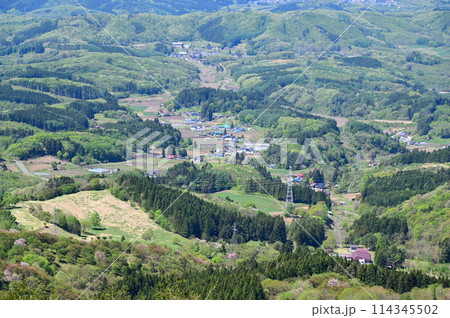天峰山からの風景 天峰山からの風景 114345502