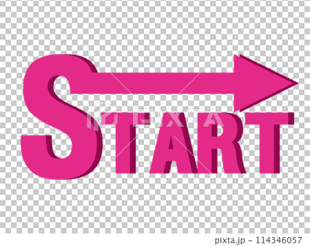 開始/開始陰影設計文本 開始/開始陰影設計文本 114346057