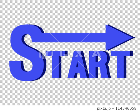 START - Shadowed design letters START - Shadowed design letters 114346059