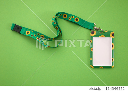 Sunflower lanyard, symbol of people with invisible or hidden disabilities 114346352
