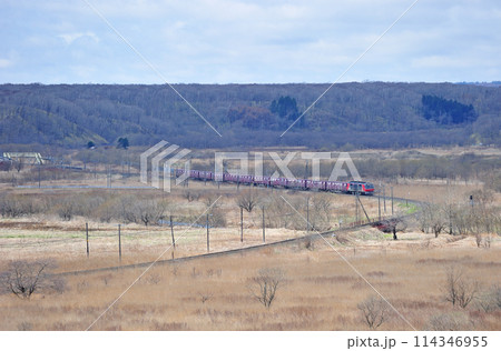 根室本線 尺別ー音別 JR貨物 DF200-53(鷲別) 根室本線 尺別ー音別 JR貨物 DF200-53(鷲別) 114346955