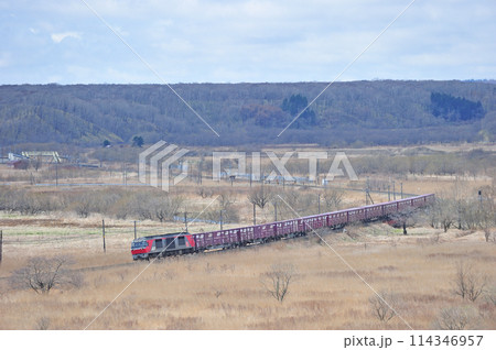 根室本線 尺別ー音別 JR貨物 DF200-53(鷲別) 根室本線 尺別ー音別 JR貨物 DF200-53(鷲別) 114346957