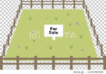 売地（英語）のイラスト素材 114346998