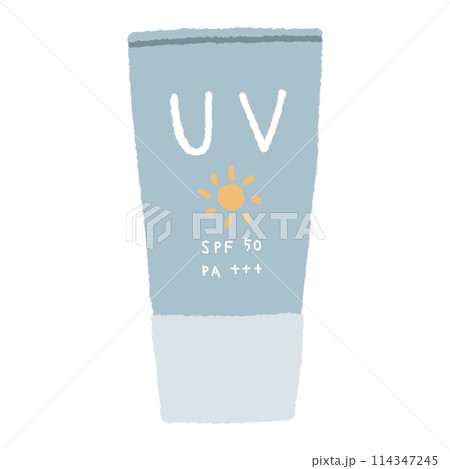 日焼け止めのイラスト 114347245