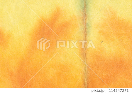 オレンジ色の和紙 114347271