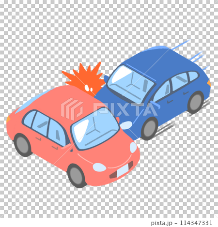 車の衝突事故 114347331