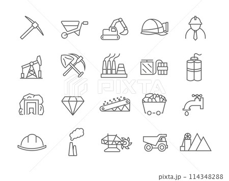 Mining Icons  Mining Icons  114348288
