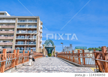 神奈川県横浜市の都市風景 能見台駅 神奈川県横浜市の都市風景 能見台駅 114348450
