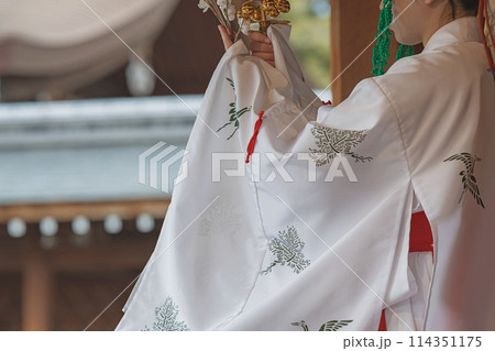神社の巫女 114351175