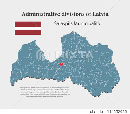 Vector map Latvia, Salaspils municipality Vector map Latvia, Salaspils municipality 114352936