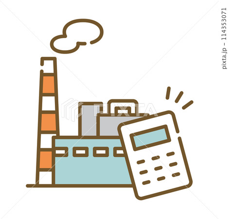 火力発電 電卓 火力発電 電卓 114353071