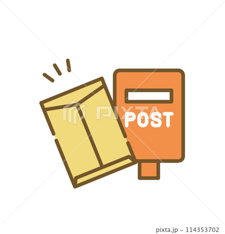 郵便ポスト　アイコン 114353702