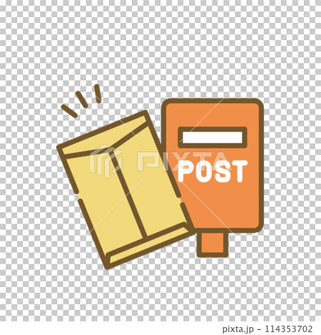 郵便ポスト　アイコン 114353702