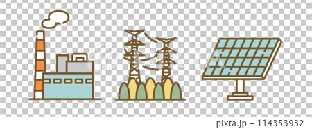 火力發電 太陽能發電 電能 114353932